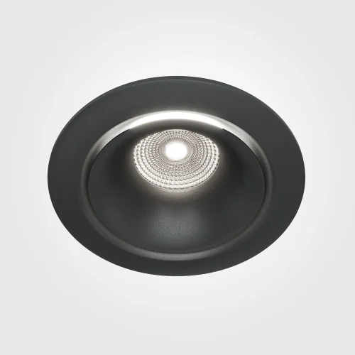 Светильник точечный LED Yin DL031-L12W4K-D-B Maytoni чёрный на 1 лампу, основание чёрное в стиле хай-тек современный фото 3