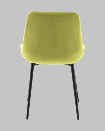Стул Флекс N велюр оливковый УТ000041298 Stool Group, оливковый/велюр, ножки/металл/чёрный, размеры - *830**** фото 5