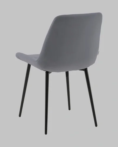 Стул Флекс N велюр велютто серый УТ000041301 Stool Group, серый/велюр, ножки/металл/чёрный, размеры - *830**** фото 6