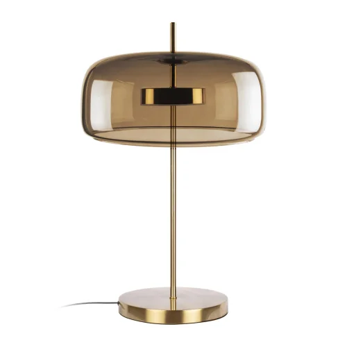 Настольная лампа LED Dauphin 10040T/B LOFT IT янтарная 1 лампа, основание бронзовое металл в стиле современный  фото 3