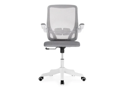 Компьютерное кресло Salem gray / white 15610 Woodville, серый/сетка, ножки/пластик/белый, размеры - *1070***600*650 фото 4