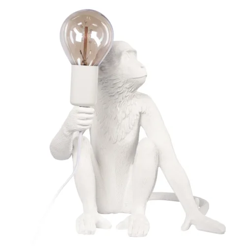Настольная лампа Monkey 10314T/A LOFT IT без плафона 1 лампа, основание белое смола в стиле современный животные фото 3