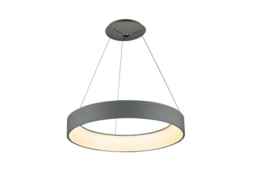 Светильник подвесной LED Bend 8330R-GR iLedex серый 1 лампа, основание серое в стиле современный хай-тек  фото 2