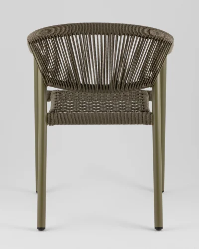 Стул Syna, зелёный УТ000039928 Stool Group, зелёный/ротанг, ножки/металл/зелёный, размеры - *780**** фото 5