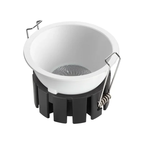 Светильник точечный Solis 359859 Novotech белый на 1 лампу, основание белое в стиле хай-тек круглый фото 7