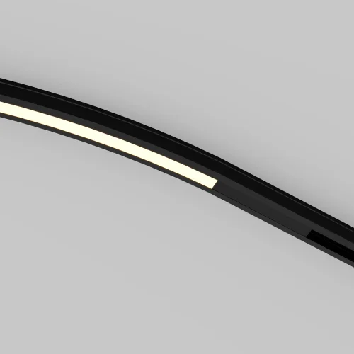 Трековый светильник Flex 2700К 8Вт 1м Magnetic track system Levity TR186-1-8W2.7K-B Maytoni белый для шинопроводов серии Magnetic track system Levity чёрный фото 4