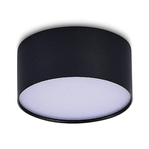 Светильник накладной ST606.442.12 ST-Luce чёрный 1 лампа, основание чёрное в стиле хай-тек круглый фото 2