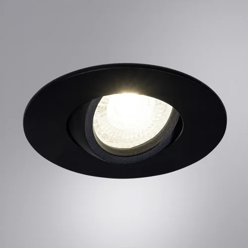 Светильник точечный Giro A2867PL-1BK Arte Lamp чёрный 1 лампа, основание чёрное в стиле современный круглый фото 3