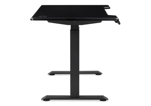 Компьютерный стол Маркос с механизмом подъема 120х75х75 черный / черная шагрень 554799 Woodville столешница чёрная из мдф фото 5