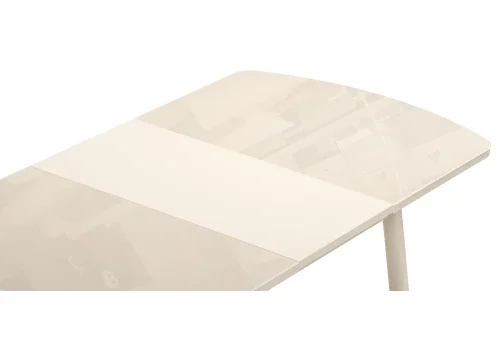 Стеклянный стол Калверт кремовый 551084 Woodville столешница кремовая из стекло лдсп фото 6