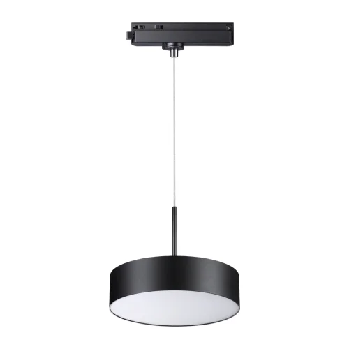 Трековый подвесной светильник однофазный LED Prometa 358768 Novotech чёрный для шинопроводов серии Prometa фото 3