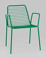 Стул с подлокотниками Дели металл зеленый УТ000039265 Stool Group, /, ножки//, размеры - *805***605*595