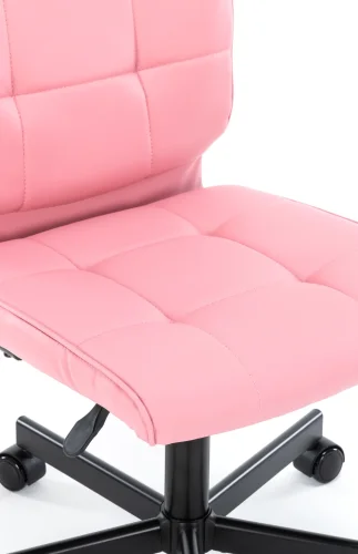 Операторское кресло EP-300 Экокожа Розовый EP 300 PU Pink Everprof, розовый/экокожа, ножки//, размеры - 840*955***430* фото 3