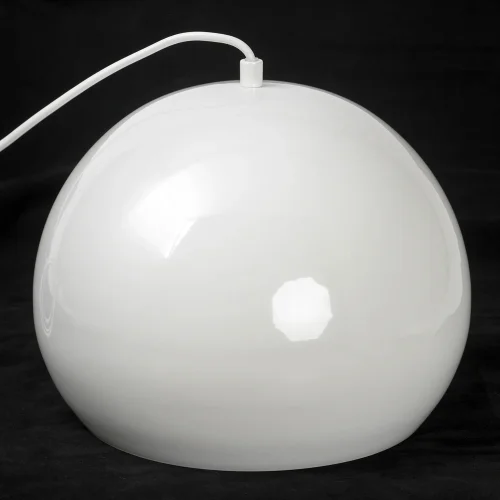 Светильник подвесной Gloss LSP-8921 Lussole белый 1 лампа, основание белое в стиле современный  фото 2
