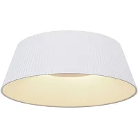 Светильник потолочный LED с пультом Crotone 48801W-45 Globo белый на 1 лампу, основание белое в стиле современный с пультом