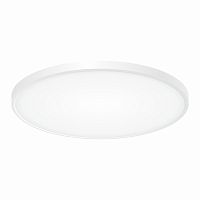 Светильник потолочный LED Бейсик CL738500V Citilux белый 1 лампа, основание белое в стиле хай-тек современный 