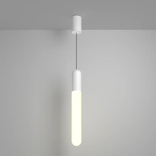 Светильник подвесной LED Mist P101PL-L500-12W3K-W Maytoni белый 1 лампа, основание белое в стиле современный хай-тек  фото 3