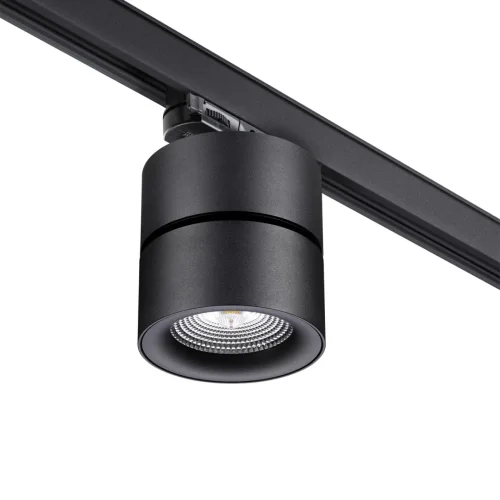 Трековый светильник трёхфазный LED Groda 358787 Novotech чёрный для шинопроводов серии Groda чёрный фото 6