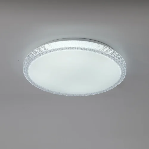 Светильник потолочный LED с пультом Naxos 6450 Mantra белый 1 лампа, основание белое в стиле современный с пультом фото 4