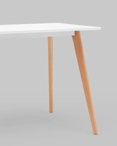 Стол обеденный FRANK NEW 120*80, белый УТ000038924 Stool Group столешница белая из мдф фото 3