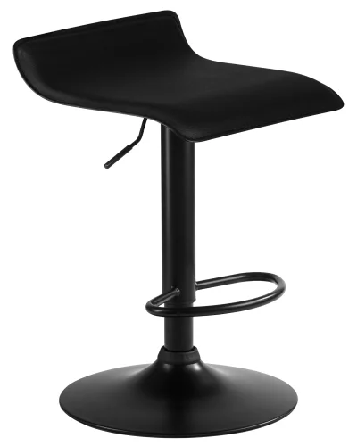 Стул барный набор 2 шт. SET-2 3013-BlackBase-LM TOMMY BLACK, цвет сиденья черный, цвето основания черный Dobrin, /экокожа, ножки/металл/чёрный, размеры - 620*830***385*405 фото 3 Стул барный набор 2 шт. SET-2 3013-BlackBase-LM TOMMY BLACK, цвет сиденья черный, цвето основания черный Dobrin, /экокожа, ножки/металл/чёрный, размеры - 620*830***385*405 фото 3