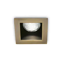 Светильник точечный FUNKY FI BRUNITO Ideal Lux бронзовый 1 лампа, основание бронзовое в стиле современный 