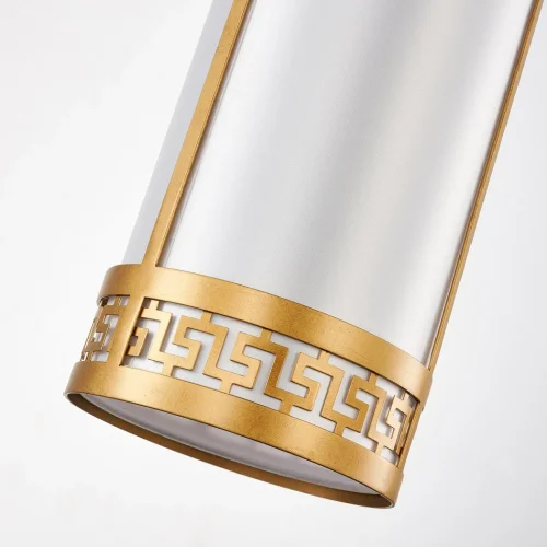 Светильник подвесной Exortivus 4011-3P Favourite белый 3 лампы, основание золотое в стиле классический  фото 6