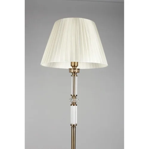 Торшер Patricia APL.716.15.01 Aployt  белый бежевый 1 лампа, основание бронзовое в стиле классический
 фото 4