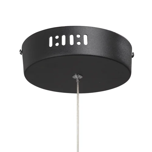 Светильник накладной LED V4638-1/1S Vitaluce без плафона 1 лампа, основание чёрное в стиле хай-тек круглый фото 3
