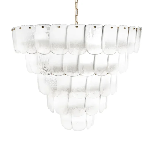Люстра подвесная Градиент / Gradient 10482/800 White LOFT IT белая на 22 лампы, основание бронзовое в стиле современный фото 3