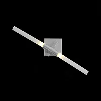 Бра Laconicita SL947.101.02 ST-Luce белый на 2 лампы, основание серебряное в стиле минимализм современный 