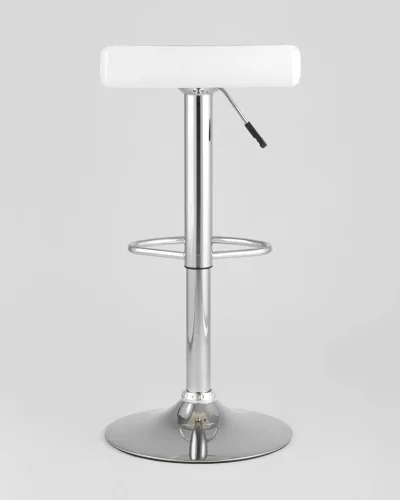 Стул барный hi-tec NEW, белый NP УТ000037630 Stool Group, белый/экокожа, ножки//хром, размеры - 630*830***395*395 фото 5