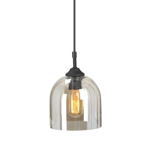 Светильник подвесной V2948-1/1S Vitaluce прозрачный на 1 лампу, основание чёрное в стиле арт-деко фото 4 Светильник подвесной V2948-1/1S Vitaluce прозрачный на 1 лампу, основание чёрное в стиле арт-деко фото 4