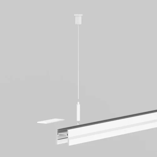 Гибкий подвес для уличной трековой системы Exility IP O-TR001-PW-H2M Maytoni белый в стиле современный хай-тек для светильников серии Exility IP exility ip уличная фото 6 Гибкий подвес для уличной трековой системы Exility IP O-TR001-PW-H2M Maytoni белый в стиле современный хай-тек для светильников серии Exility IP exility ip уличная фото 6