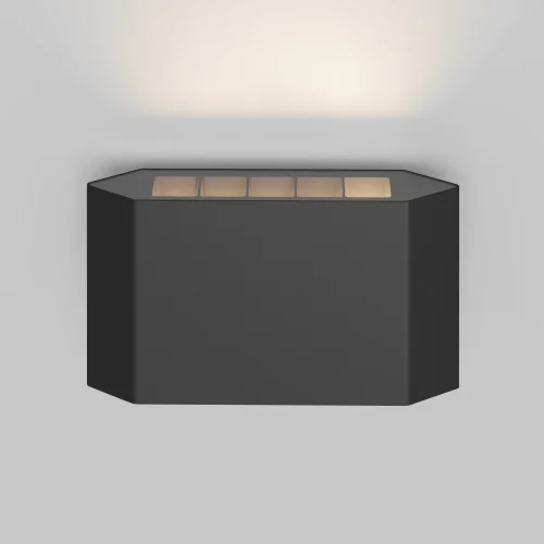 Настенный светильник уличный LED Pull O412WL-L5GF3K Maytoni уличный IP54 графит на 1 лампу, плафон графит в стиле современный LED фото 2