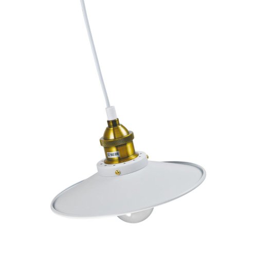 Светильник подвесной Night V1341-1P Moderli белый 1 лампа, основание белое в стиле лофт  фото 2