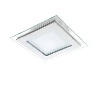 Светильник точечный LED ACRI 212020 Lightstar прозрачный белый 1 лампа, основание прозрачное белое в стиле хай-тек 