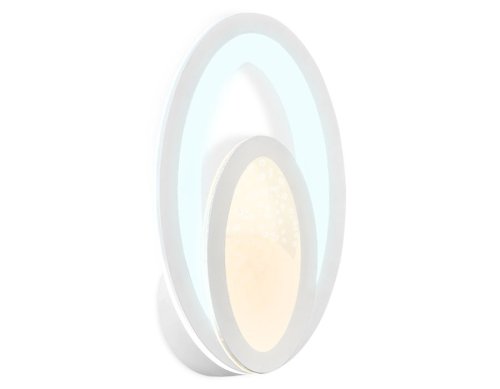 Бра LED FA421 Ambrella light белый на 1 лампа, основание белое в стиле хай-тек 