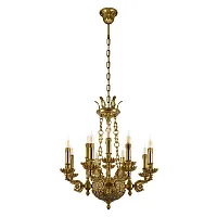 Люстра подвесная Бизантин / Bizantin 10577/14 LOFT IT без плафона на 14 ламп, основание латунь в стиле современный классический американский 