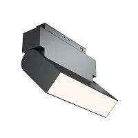 Трековый светильник LED Magnetic track system Gravity TR075-2-10W4K-B Maytoni чёрный для шинопроводов серии Magnetic track system Gravity чёрный