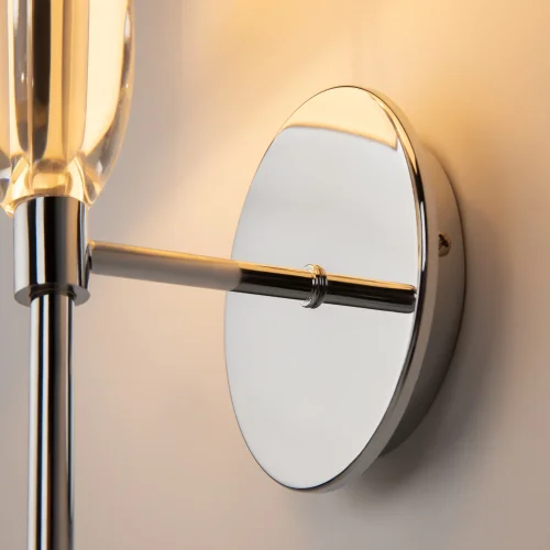 Бра Prima Z034WL-01CH Maytoni белый на 1 лампу, основание хром в стиле современный фото 8 Бра Prima Z034WL-01CH Maytoni белый на 1 лампу, основание хром в стиле современный фото 8