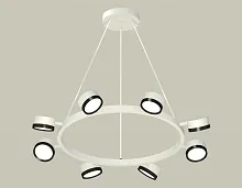 Светильник подвесной XB9195151 Ambrella light белый 8 ламп, основание белое в стиле хай-тек модерн 