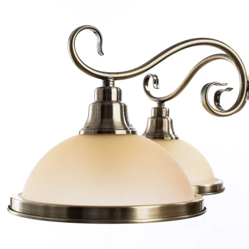 Люстра подвесная  SAFARI A6905LM-5AB Arte Lamp бежевая на 5 ламп, основание античное бронза в стиле кантри  фото 2