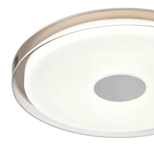 Светильник потолочный LED с пультом Flash VL7214L01 Vele Luce белый на 1 лампу, основание хром в стиле хай-тек с пультом фото 3