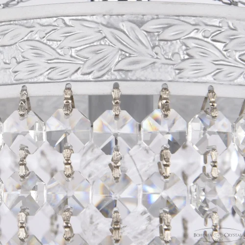 Светильник подвесной AL19201/15OL WMN Bohemia Ivele Crystal прозрачный 1 лампа, основание белое никель патина в стиле классический sp фото 4