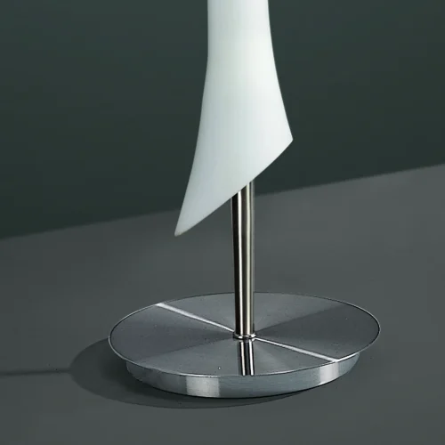 Настольная лампа ZACK 0774 Mantra Испания белая 1 лампа, основание хром металл в стиле минимализм современный  фото 3