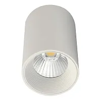 Светильник накладной LED 20003SMU/01LED SWH Escada белый 1 лампа, основание белое в стиле современный круглый
