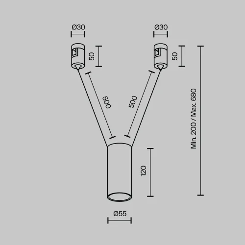 Трековый подвесой светильник Focus Led Flarity 3000K 12Вт 38° TR157-1-12W3K-B Maytoni чёрный для шинопроводов серии Magnetic trаck system Flarity чёрный фото 10