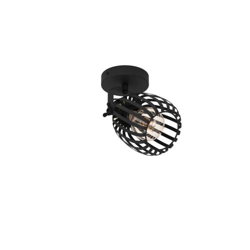 Бра Girona 900661 Eglo чёрный на 1 лампа, основание чёрное в стиле современный лофт 