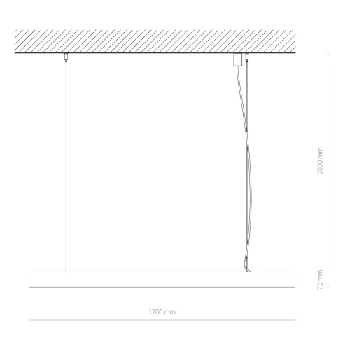 Светильник офисный потолочный LED Office Pro Led 10208-NW Nowodvorski размеры *60*1200 мм, тёплый белый 3000К, 3490 лм, мощность 31 вт, на 12 кв.м фото 4
